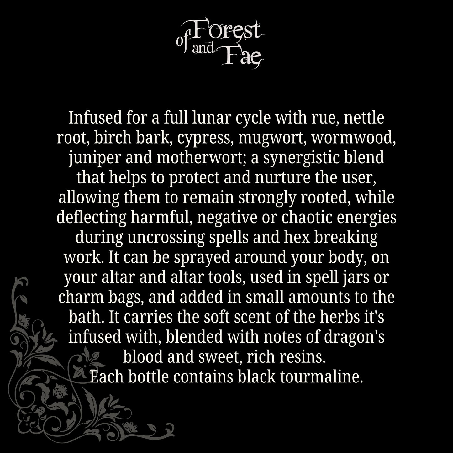 Uncrossing Hex Breaking Spray • Crystal Infused • Witchcraft