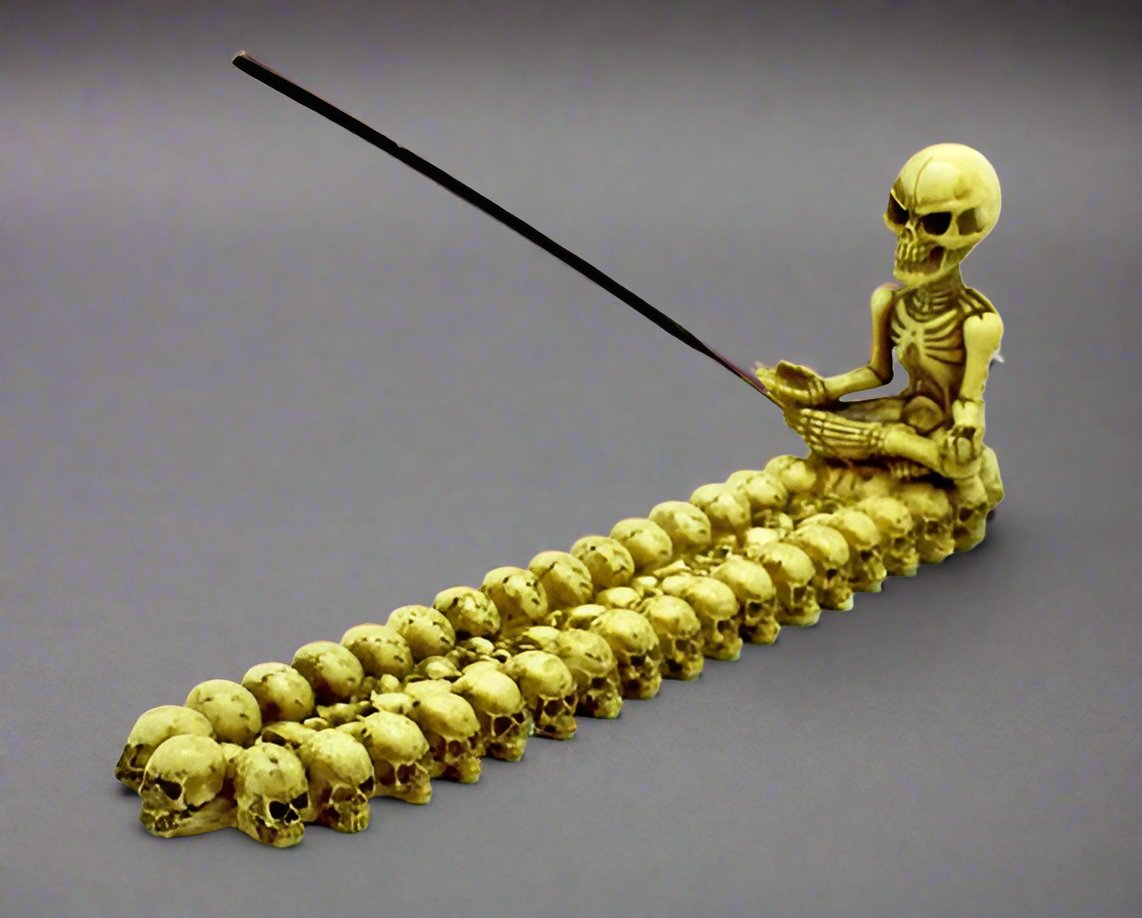 Yoga Skeleton Incense Burner