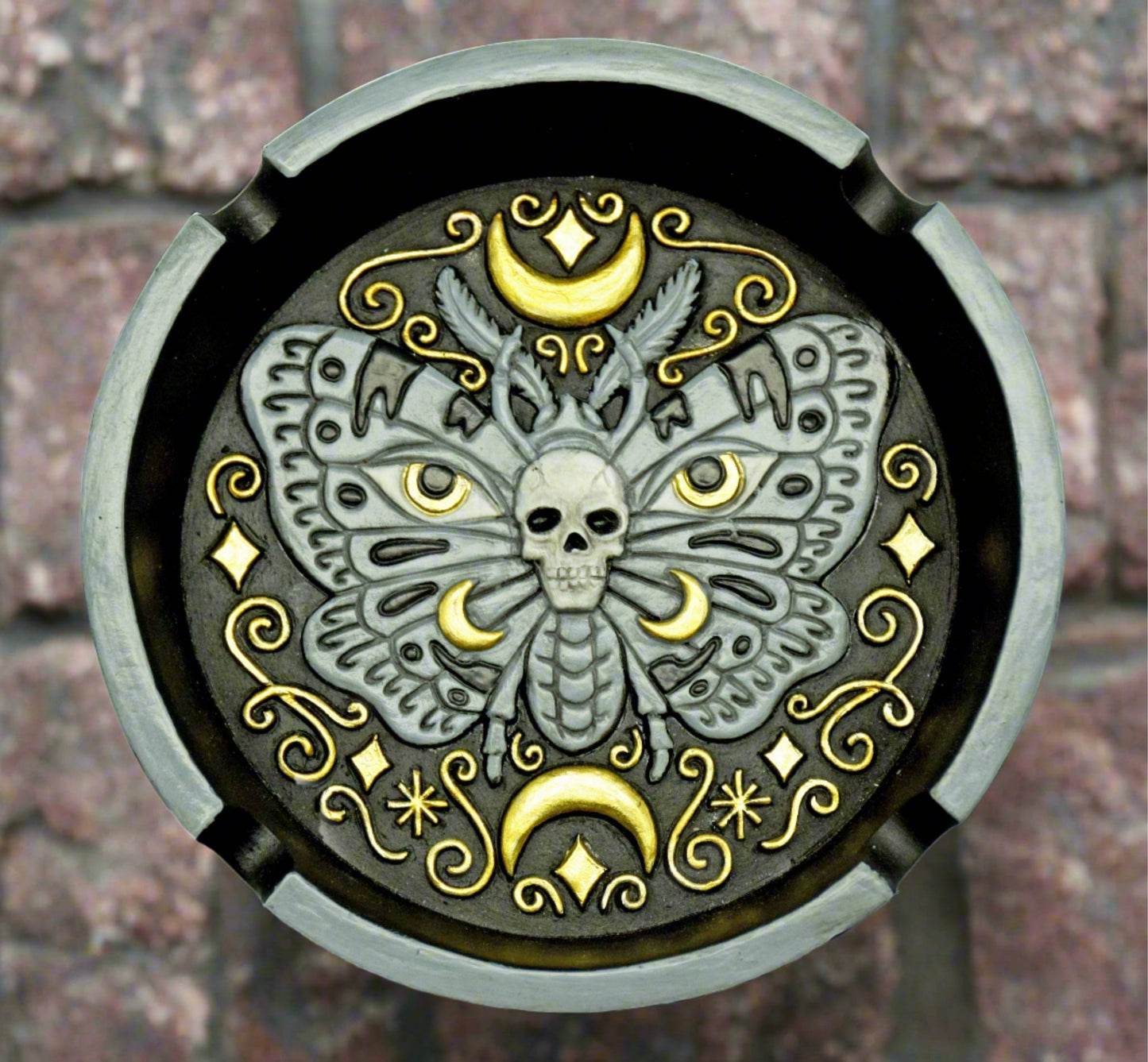 Skull in Butterfly Ashtray