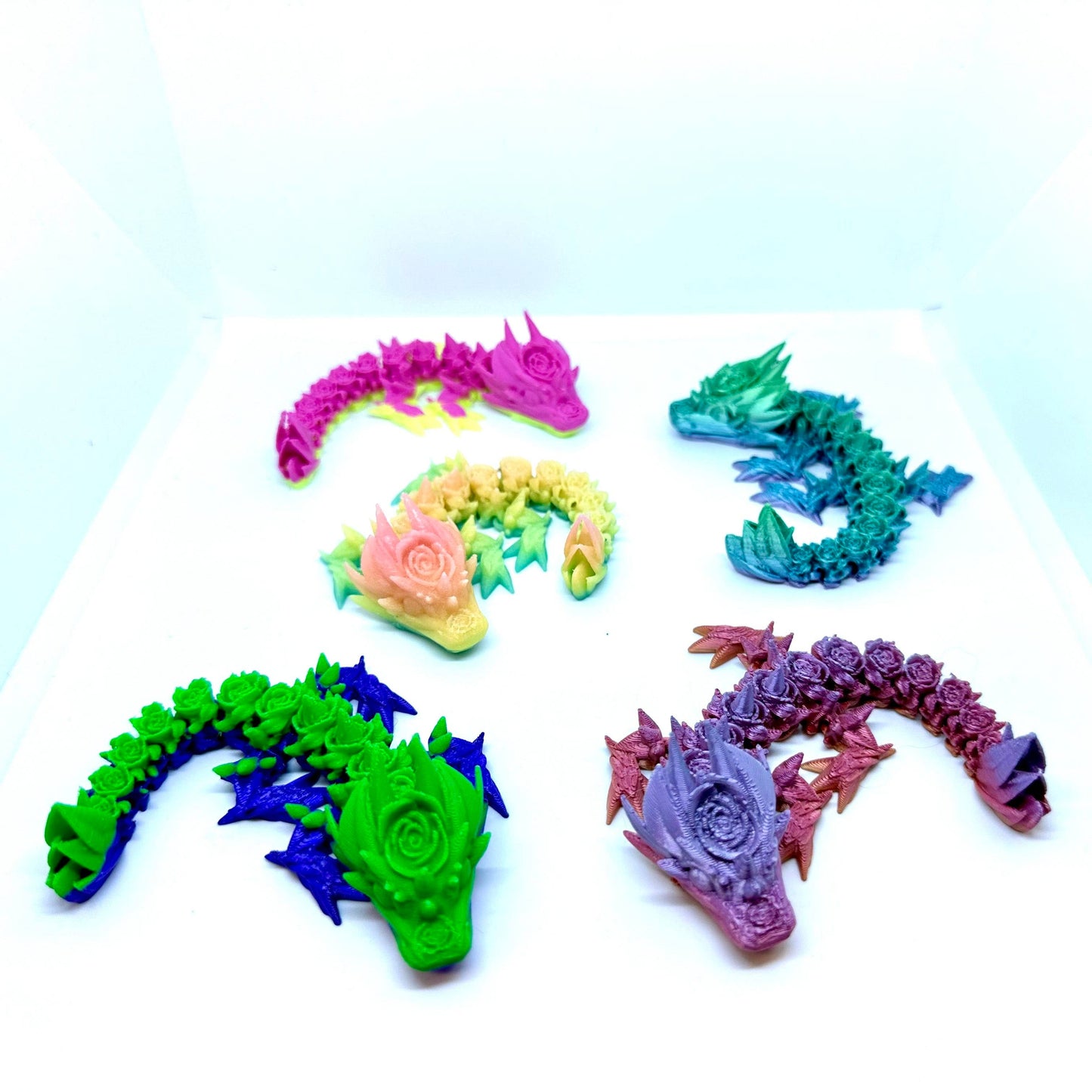 Mini 3D Printed Dragons