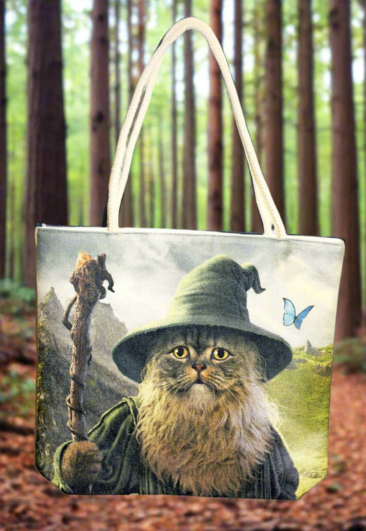 Catdalf Techno Jute Tote Bag