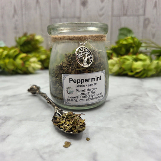 Peppermint Leaf Apothecary Herb Jar – Ritual Botanical