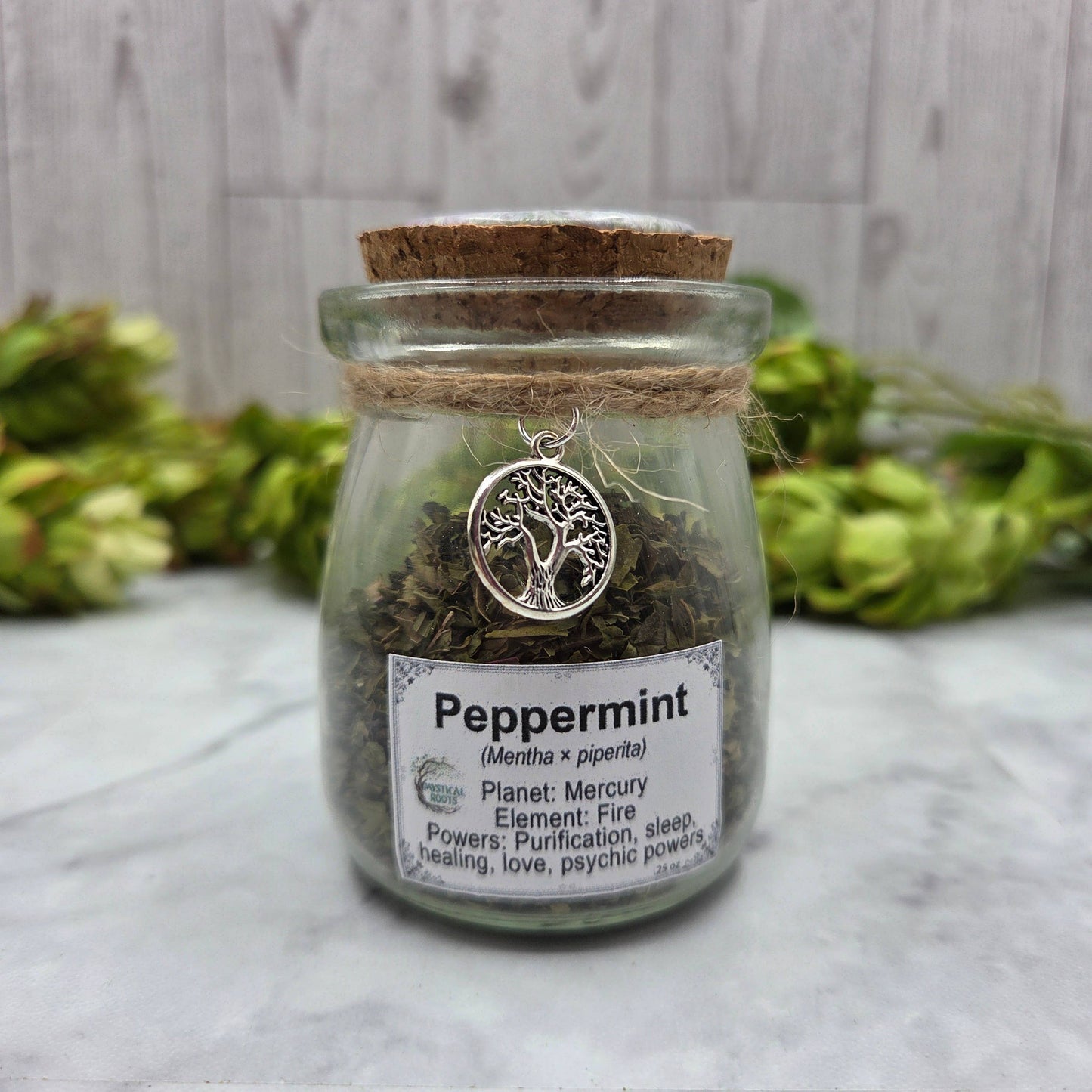 Peppermint Leaf Apothecary Herb Jar – Ritual Botanical