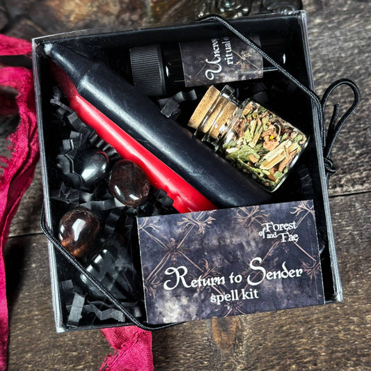 Return to Sender Spell Kit • Witchcraft Shielding