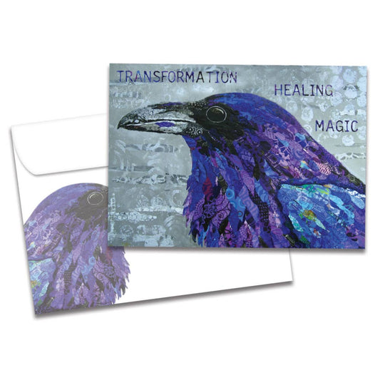 Healing Raven Support & Encouragement Card