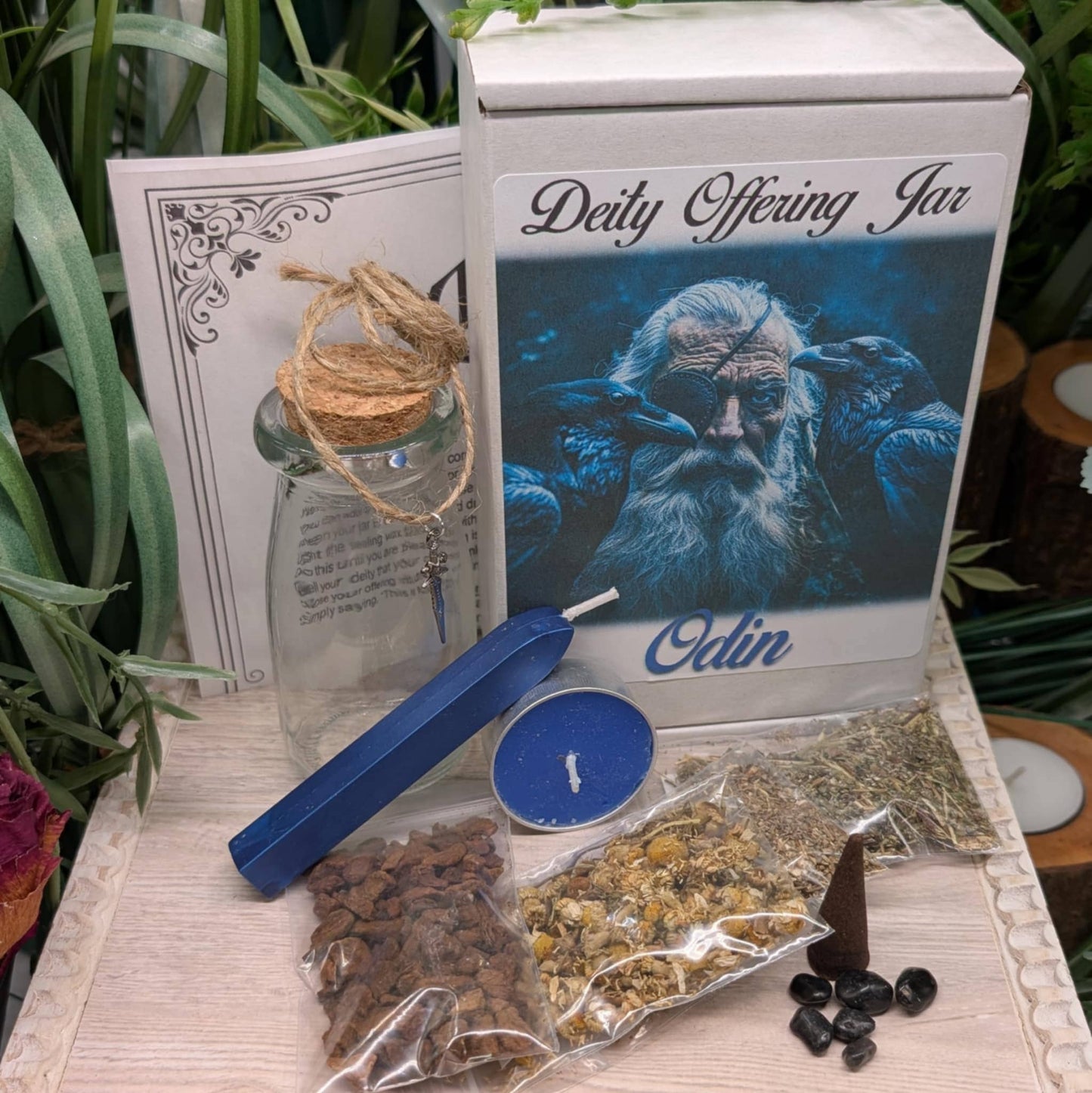 Odin —Divine Masculine • Wisdom • Guidance Offering Kit
