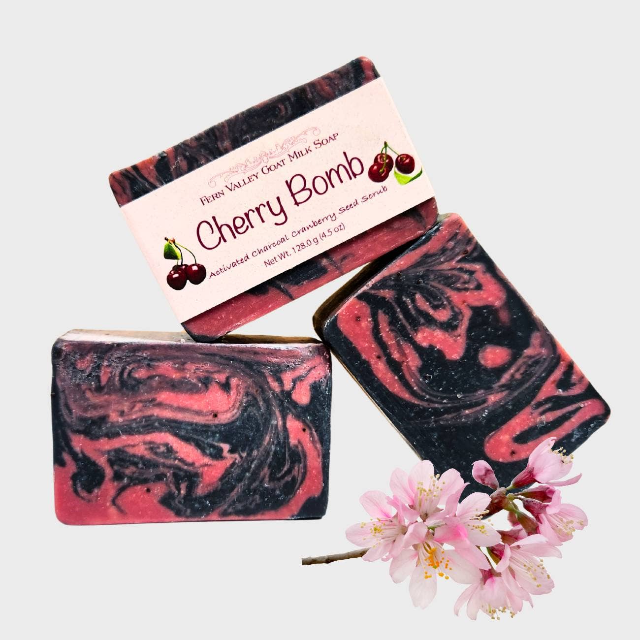 Natural Goat Milk Soap | Cherry Bomb Scrub