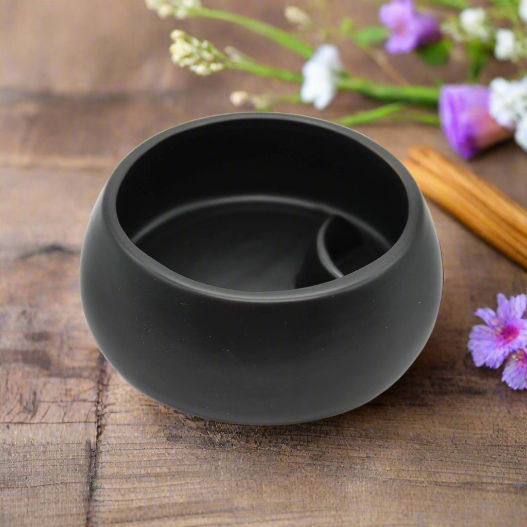 Ceramic Palo Santo Burner Bowl - Black