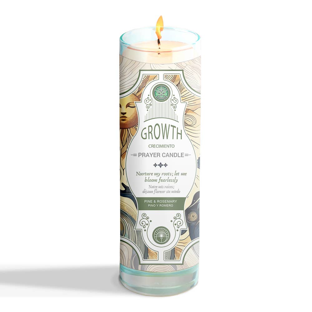 Growth Prayer Candle 8" (9.5 oz)