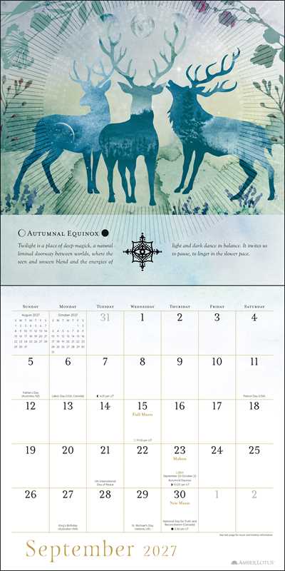 Year of the Witch 2027 Wall Calendar by Temperance  Alden