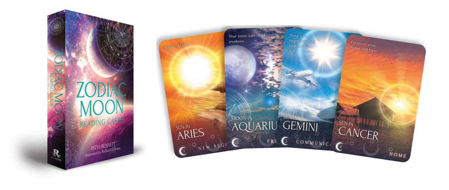 Zodiac Moon Reading Cards by Patsy Bennett