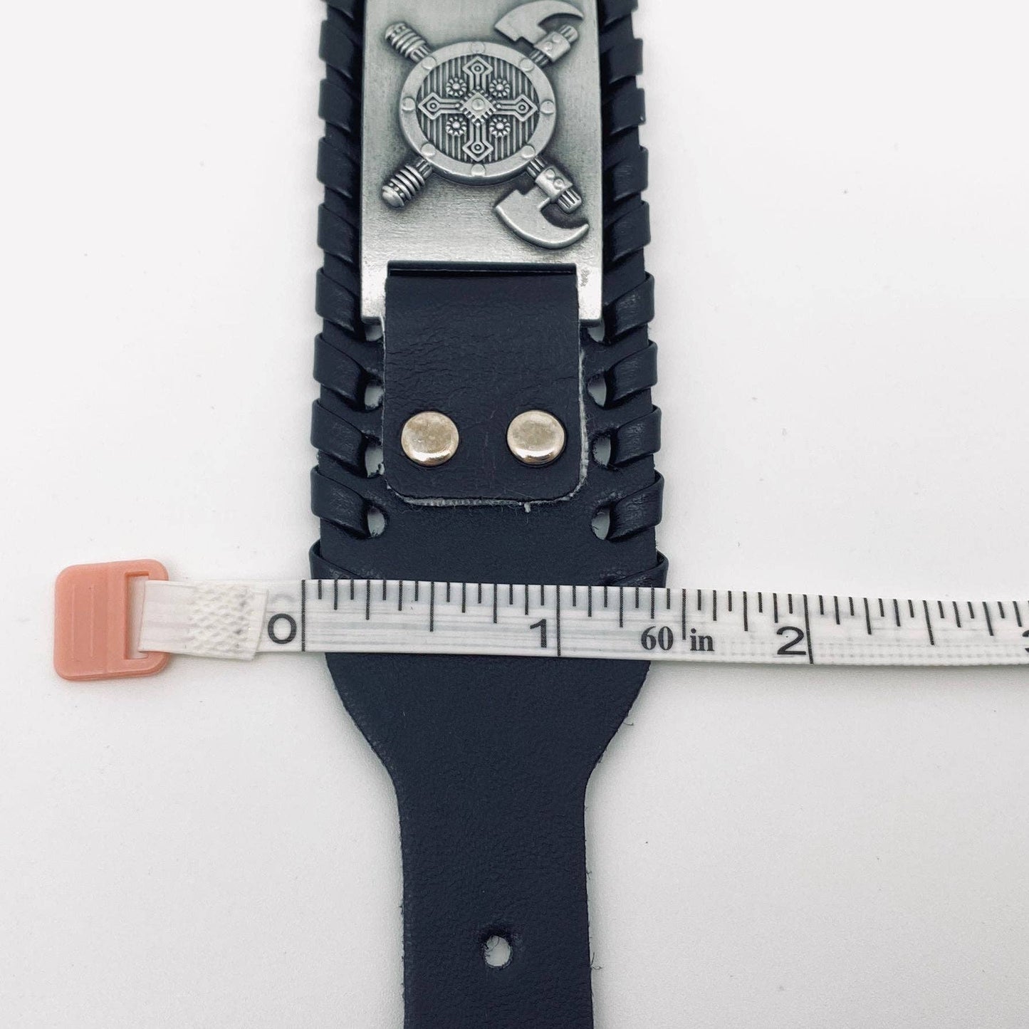 Vintage Viking Symbol Leather Bracelet