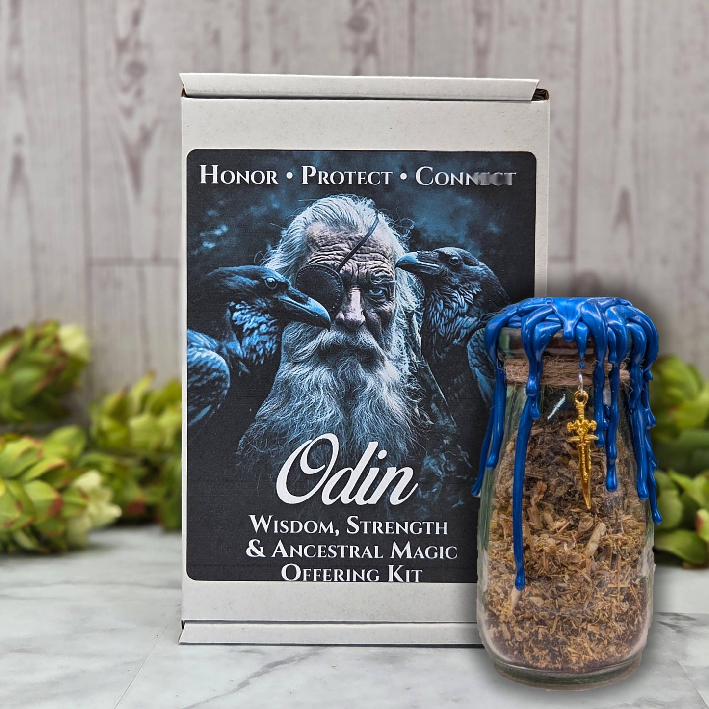 Odin —Divine Masculine • Wisdom • Guidance Offering Kit