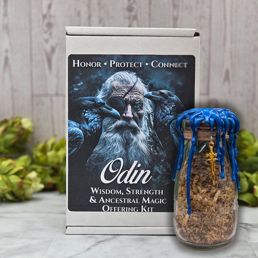 Odin —Divine Masculine • Wisdom • Guidance Offering Kit
