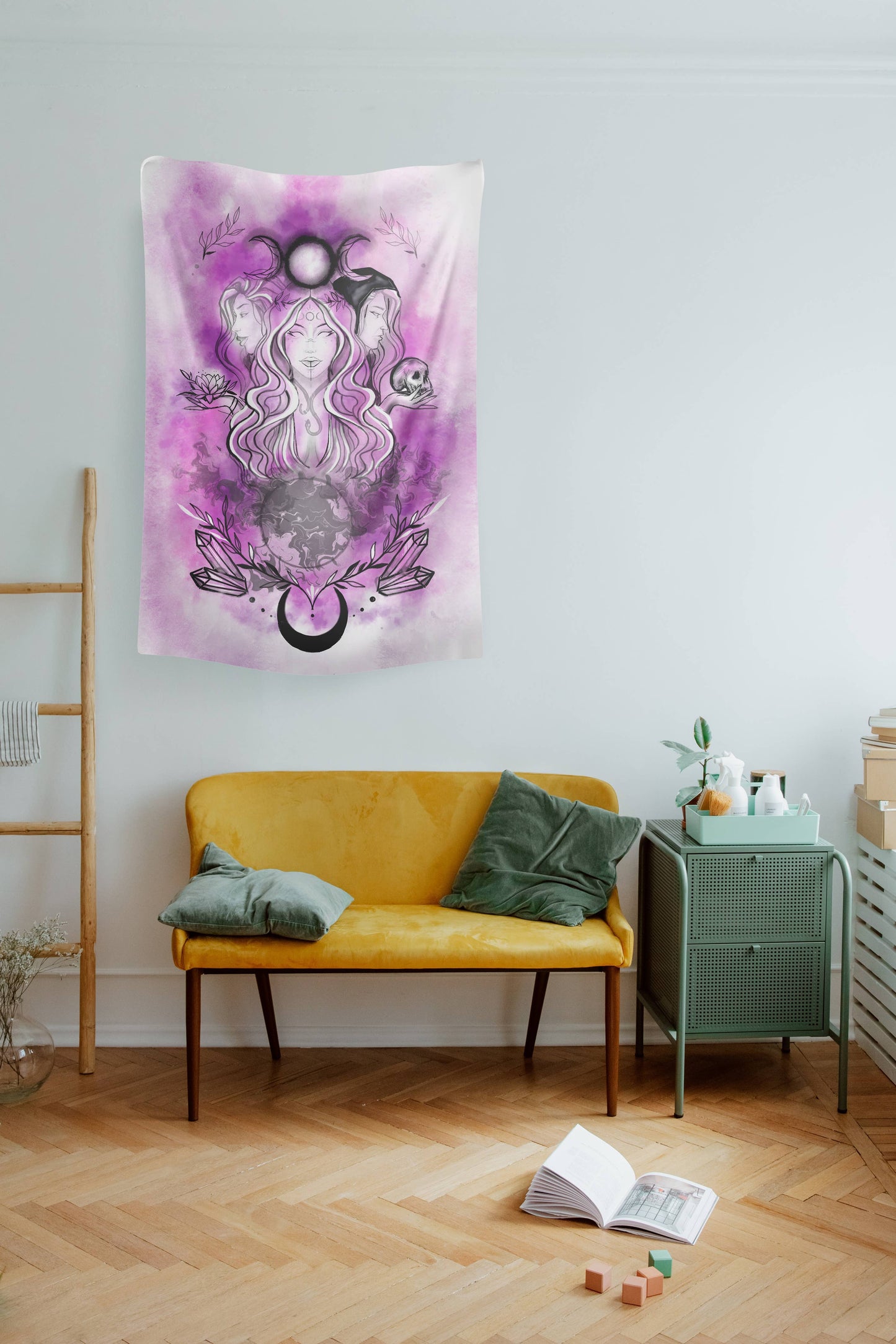 Polyester Tapestry - Triple Goddess
