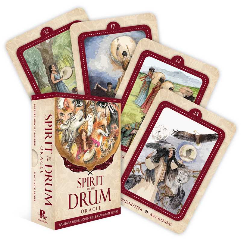 Spirit of the Drum Oracle by Barbara  Meiklejohn-Free