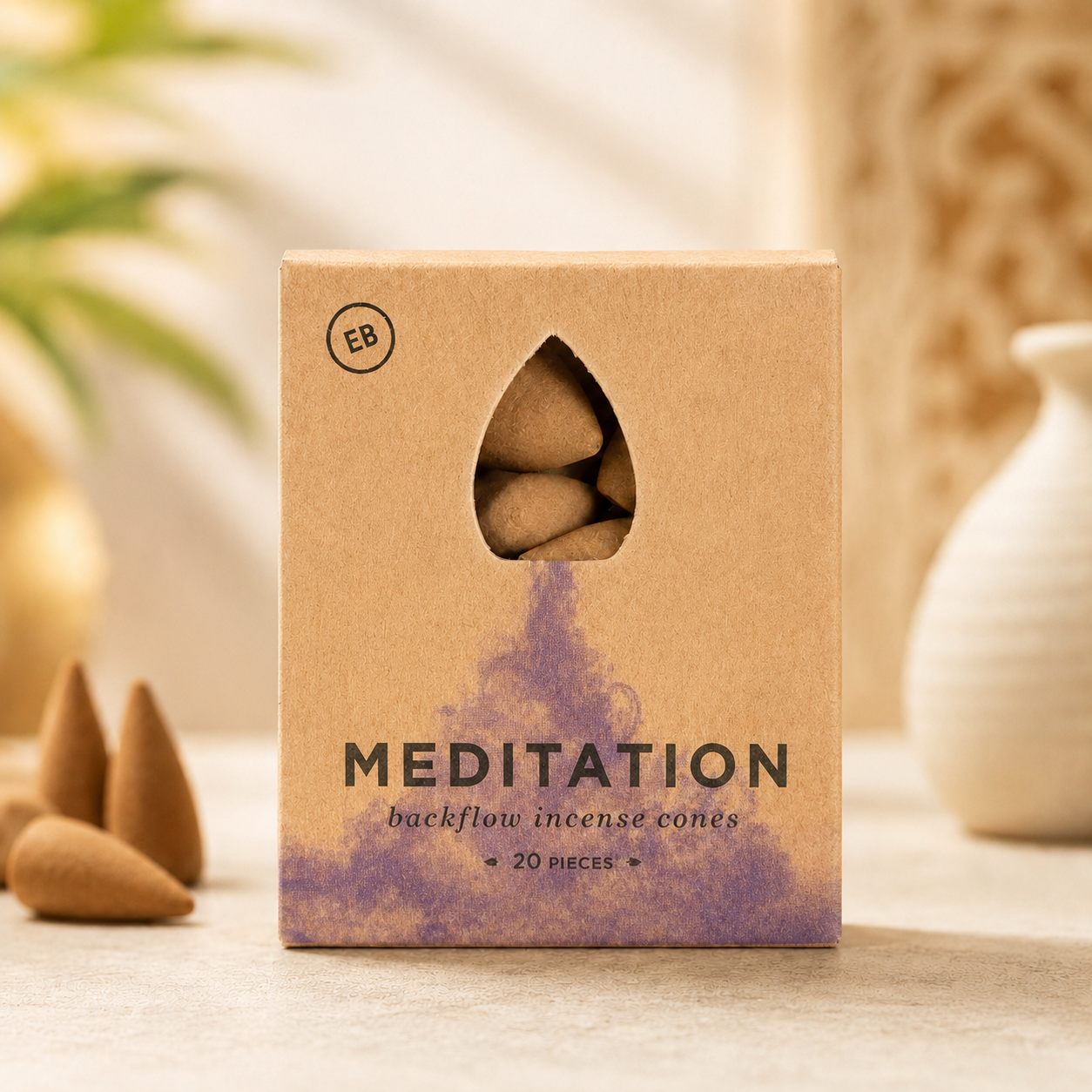 Meditation Backflow Incense Cones