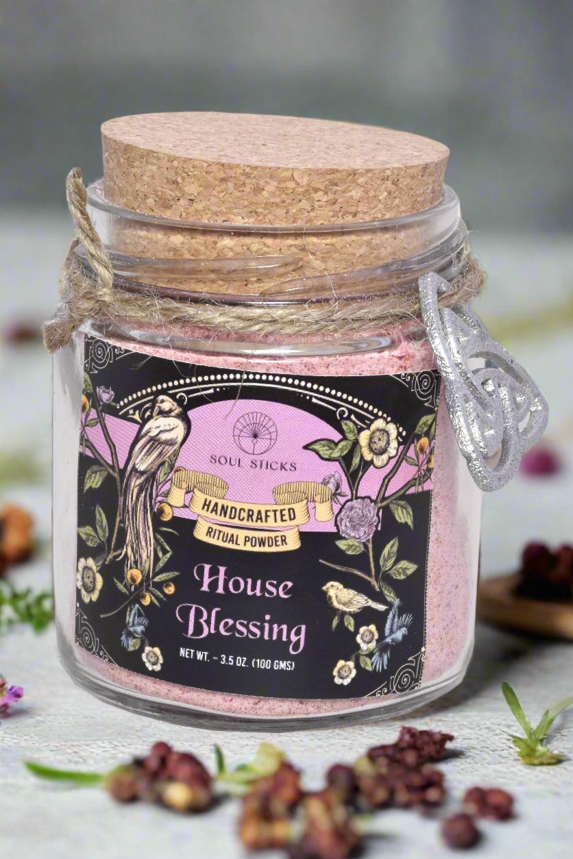 House Blessing Ritual Spell Powder Jar (3.5 oz)