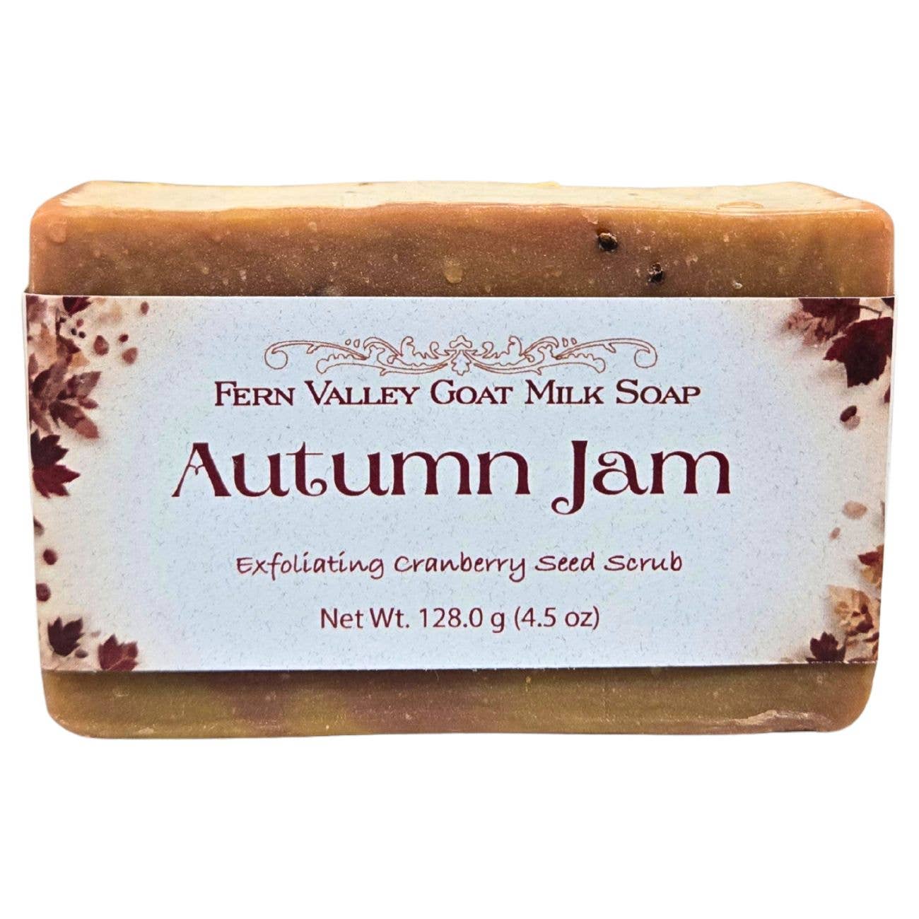 Natural Goat Milk Soap | Autumn Jam | Cranberry Seed Scrub