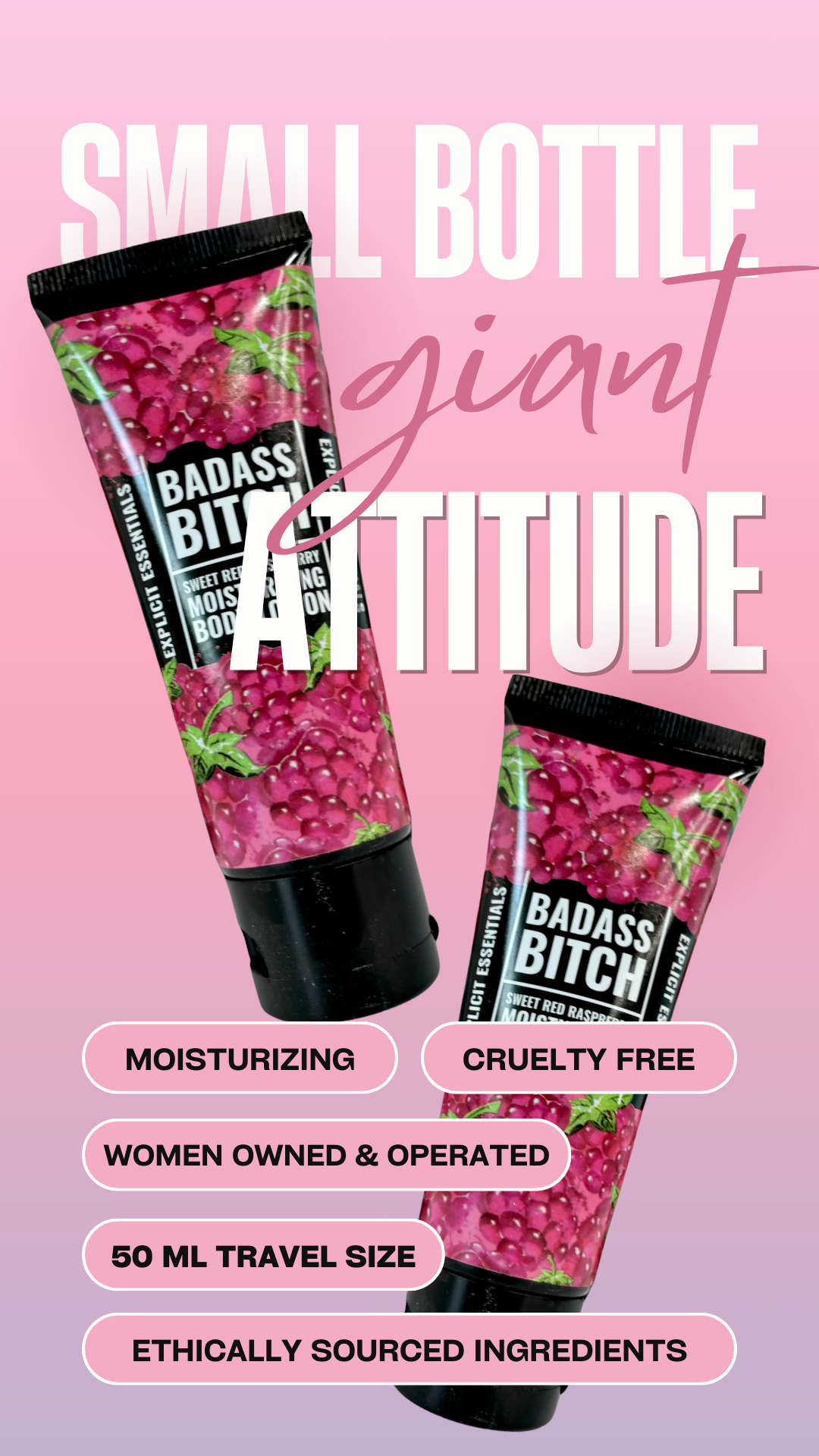 Bad Ass Bitch - 2oz Mini Lotion