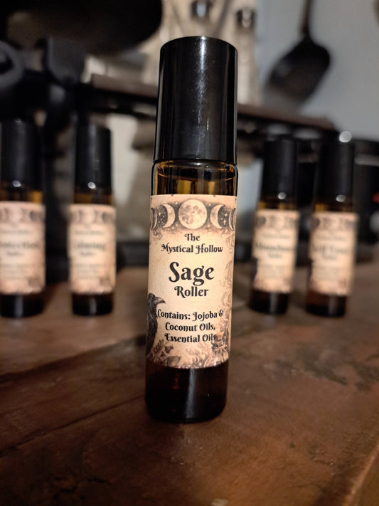 Intention Essential Oil Roller Bottle- Sage