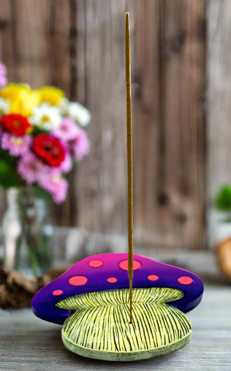 Flat Mushroom Incense Burner