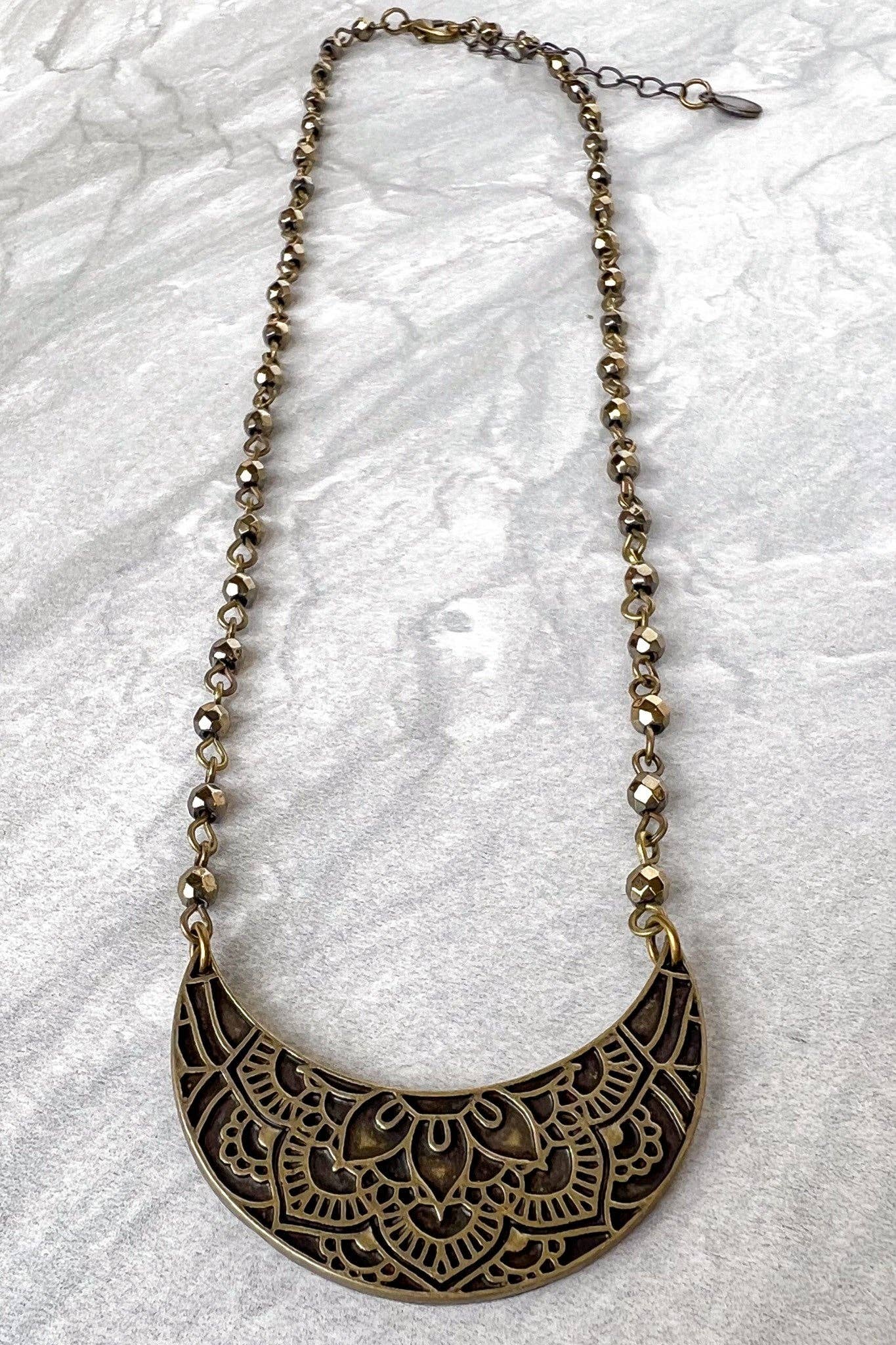 Wonder Woman Necklace in Bronze