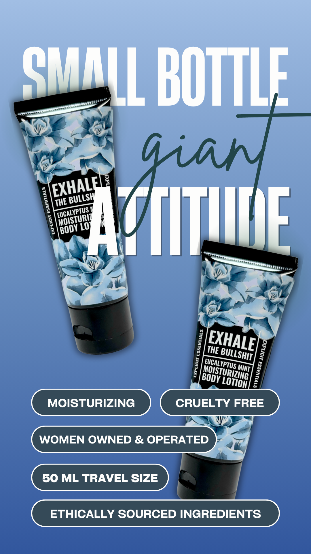 Exhale The Bullshit - 2oz Mini Lotion