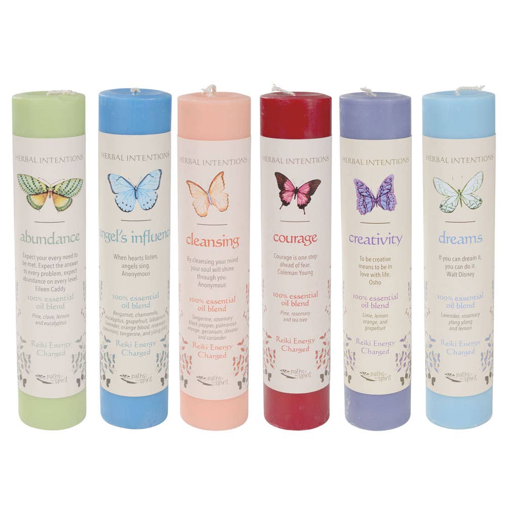 7" Herbal Intention Candles