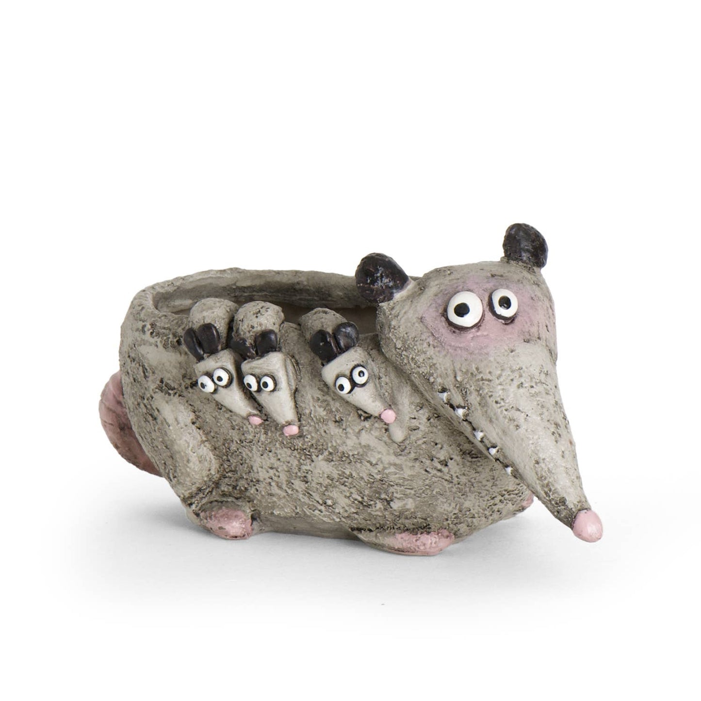 Hattie, the Mama Opossum Blobhouse Planter