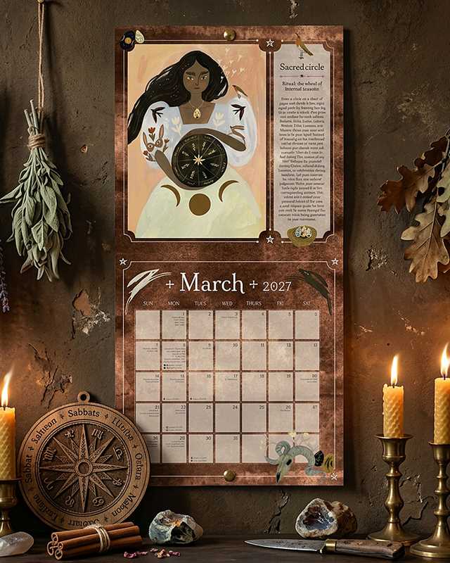 2027 Seasons of the Witch Wall Calendar by Lorraine  Anderson