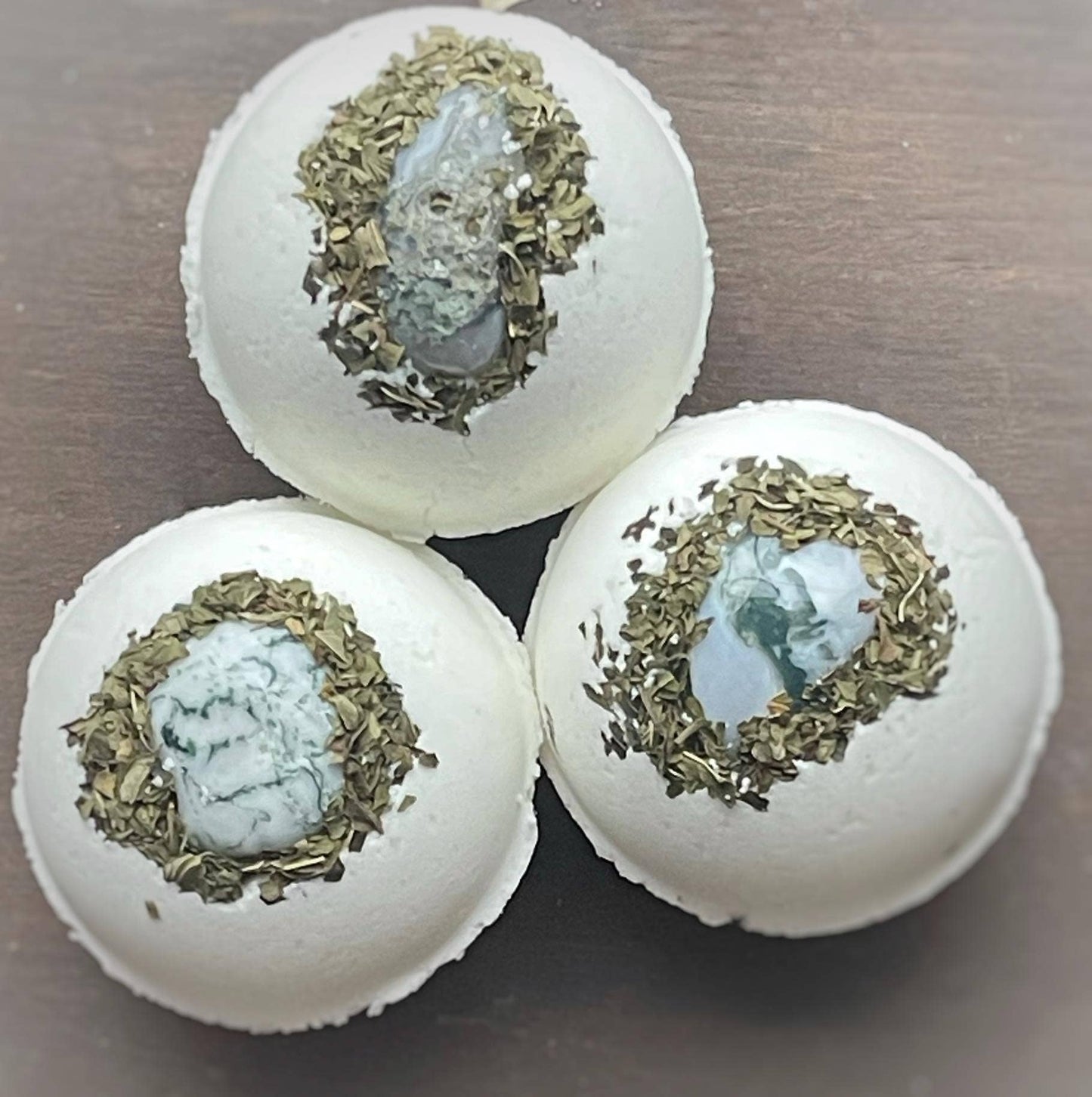 Limited Edition - Moss Agate & Mint Bath Bombs