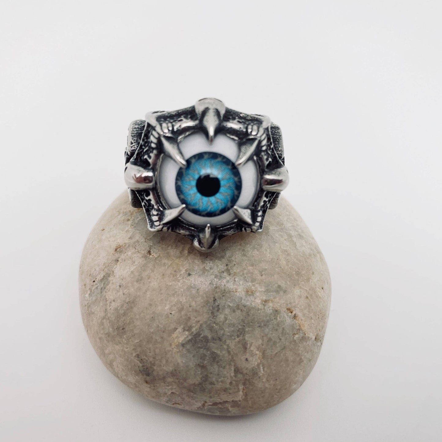 Death Demon's Eye Stainless Steel Ring