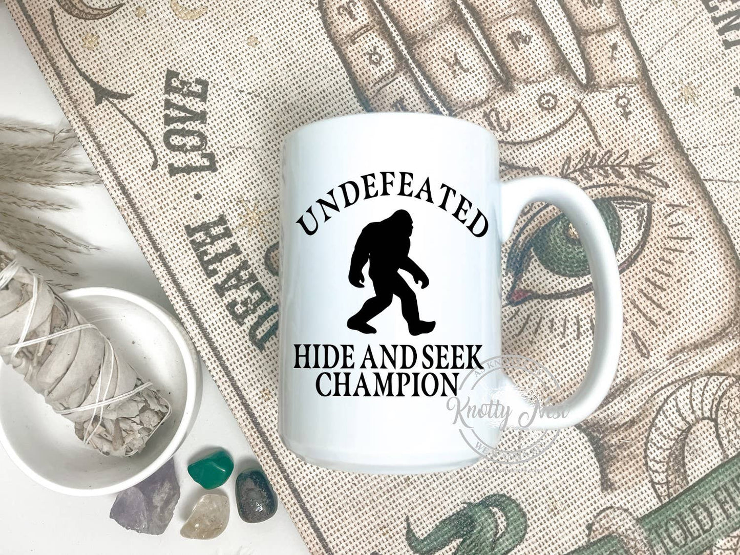 Coffee Mug-Undefeated Hide & Seek Champion