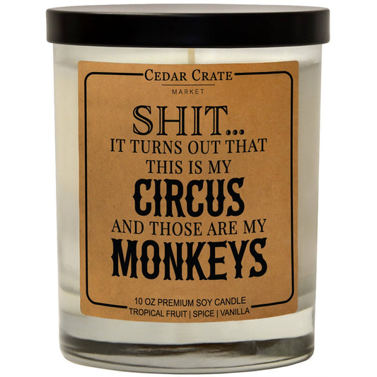 Shit… It Turns Out This Is My Circus Soy Candle