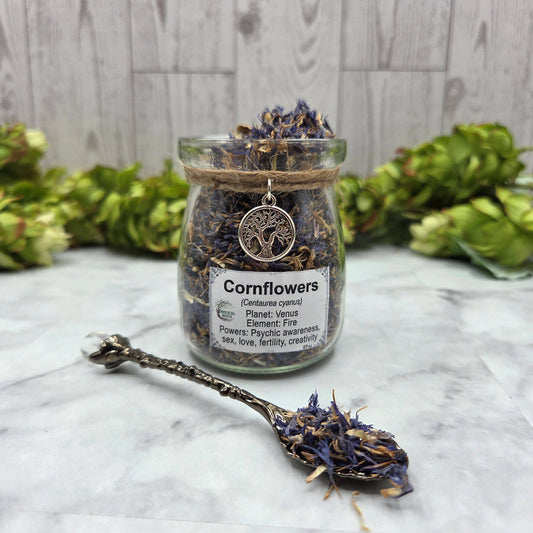 Cornflowers Apothecary Herb Jar – Ritual Botanical
