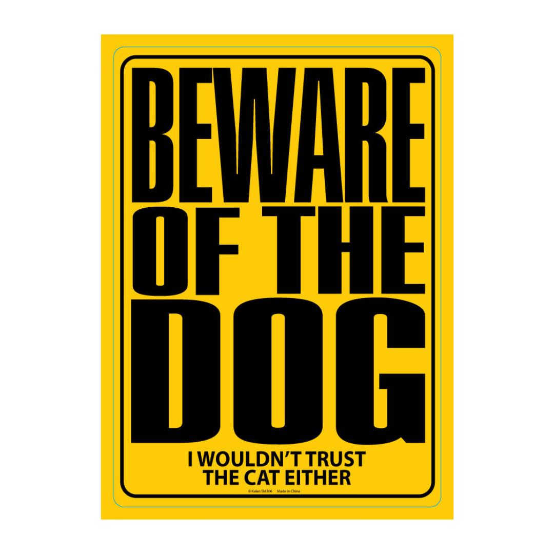 Metal Sign-Beware Of Dog