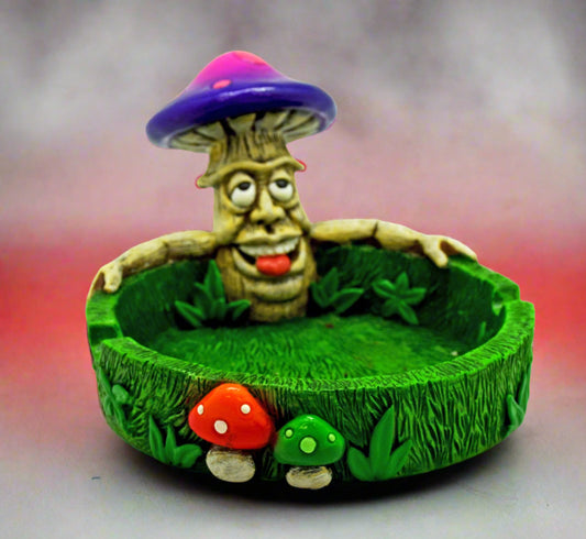 Mushroom Face Ashtray