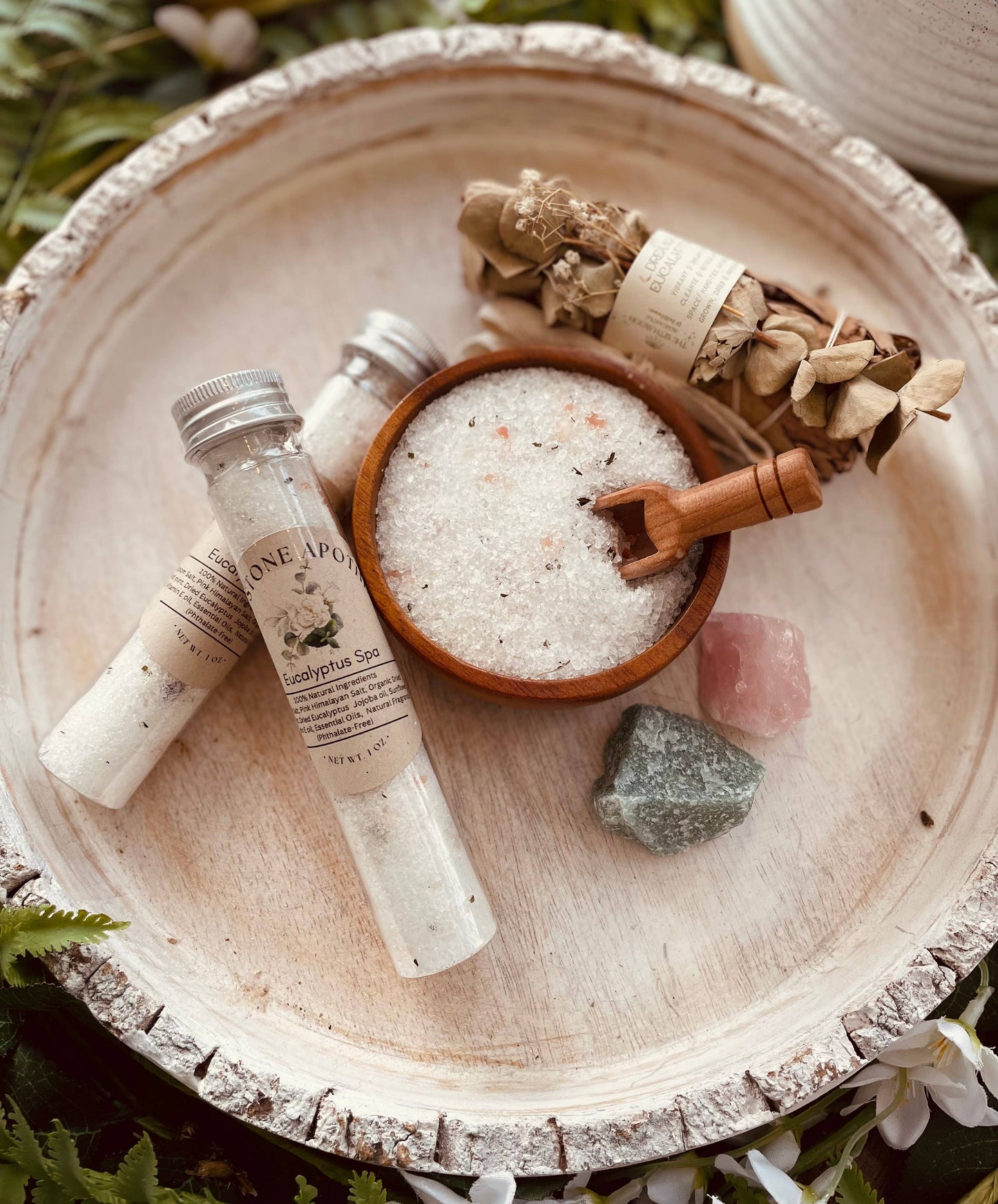 Eucalyptus Spa Herbal Bath Salt Tubes