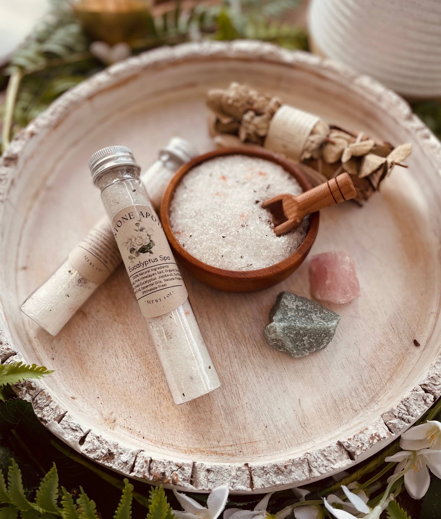 Eucalyptus Spa Herbal Bath Salt Tubes