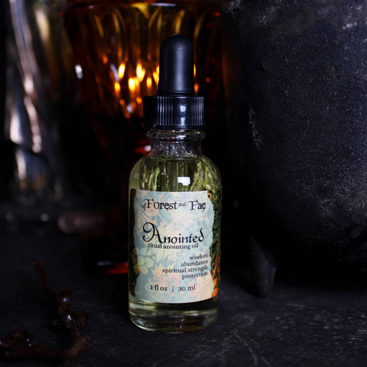 Ritual Anointing Oil • Altar Oil for Wisdom & Strength