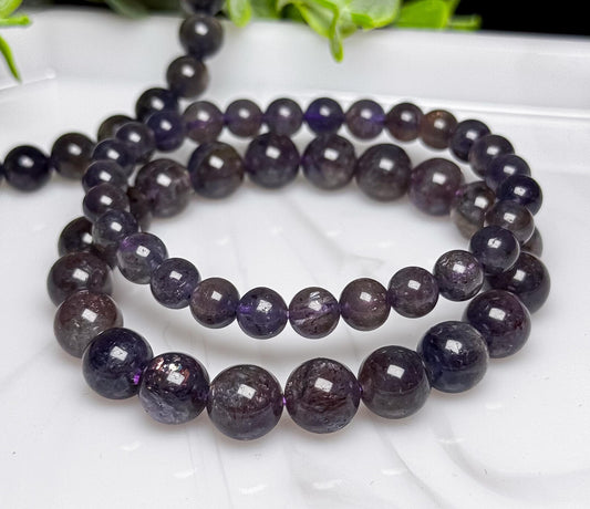 Blood Iolite Stone Bracelet 8mm