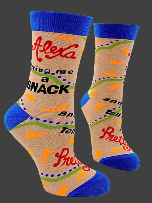 Alexa Bring Me A Snack, Women's Socks