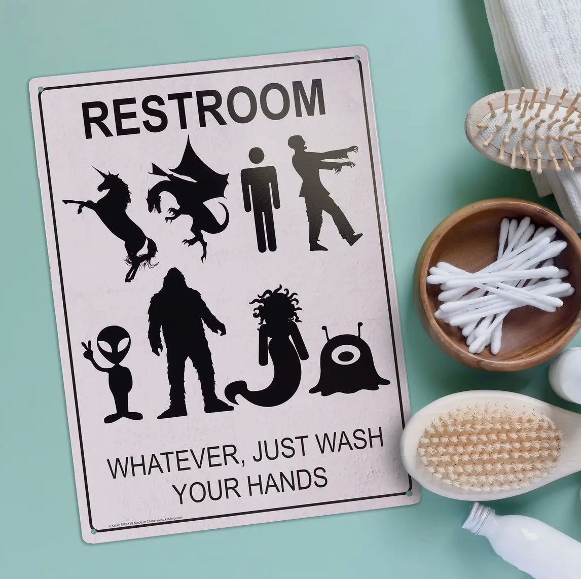 Just Wash Your Hands-Metal Sign