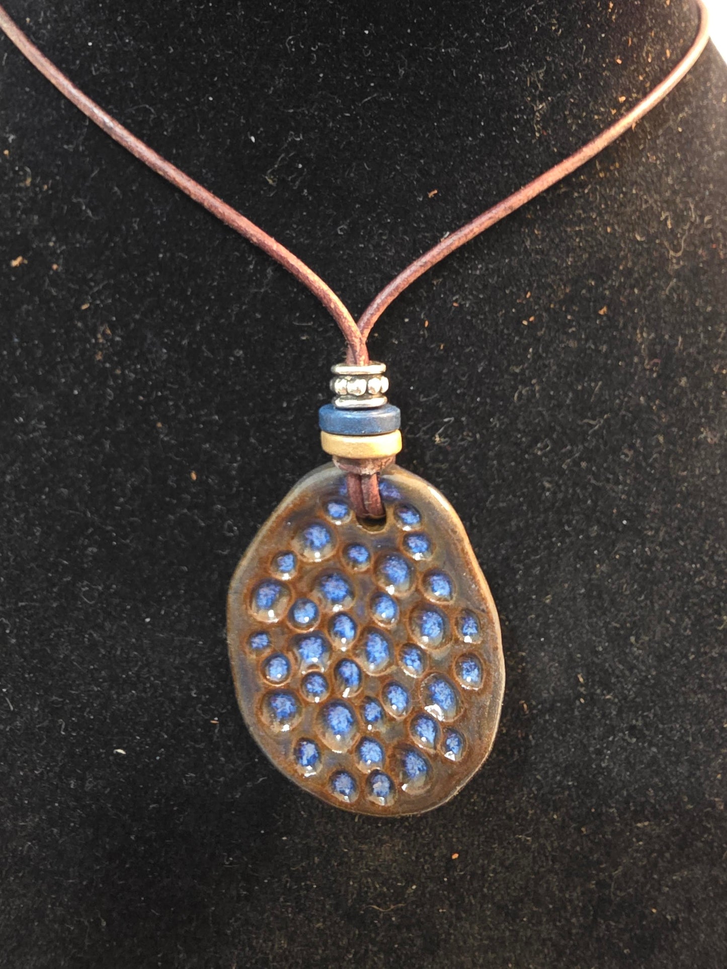 Handmade Pottery Necklace Style 6