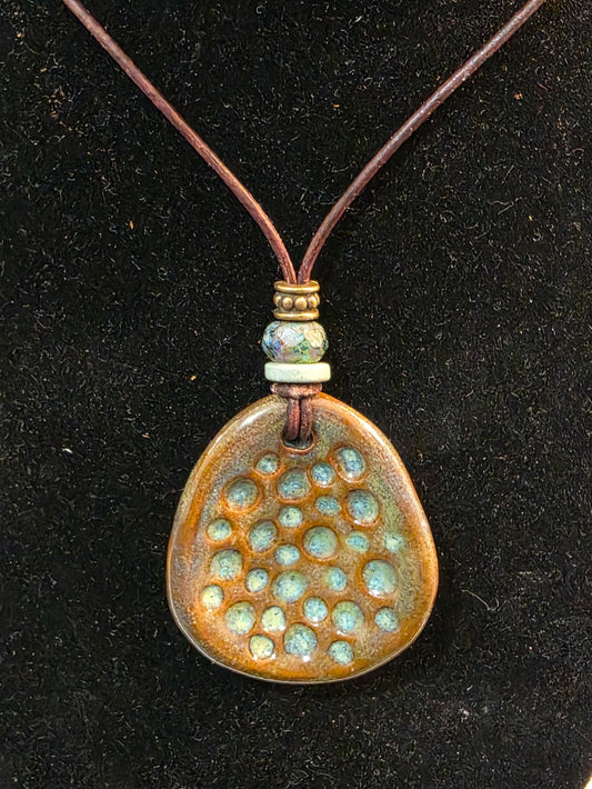 Handmade Pottery Necklace Style 5