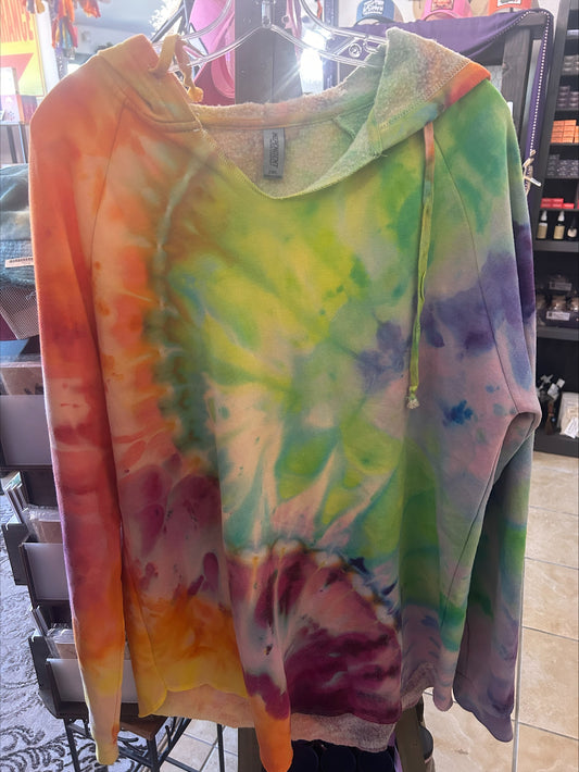 Tie Dye Hoodie Sweatshirt-Size 2X