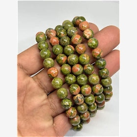 Unakite Stone Bracelet